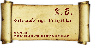 Kelecsényi Brigitta névjegykártya