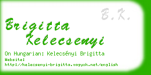 brigitta kelecsenyi business card